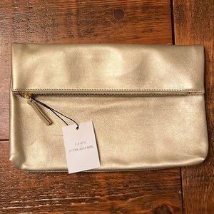 FAWN DESIGN for the Jilly Box Gold Foldover Clutch